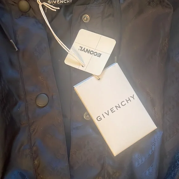 Women’s black Givenchy “Jacquard logo jacket” size small (New) - Picture 2 of 6